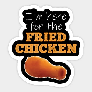 I'm here for the Fried Chicken Sticker